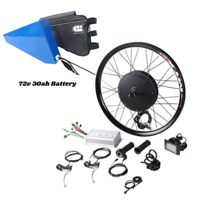 3000w 72v mtx hub motor kit combo